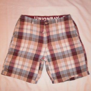 Union Bay/Company 18 Men's Plaid Shorts Size 36